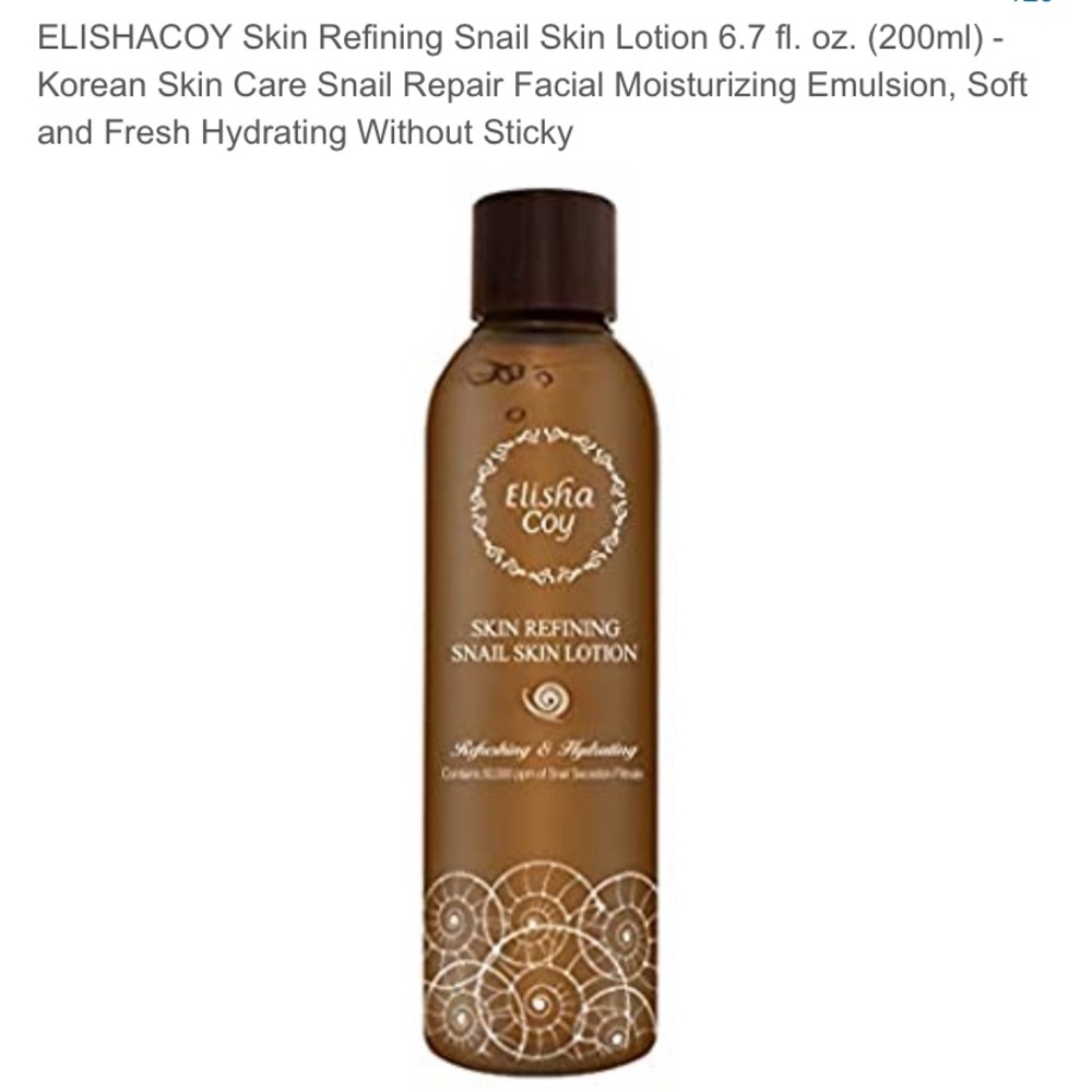 Korean Skincare ElishaCoy Redefining Snail Lotion
